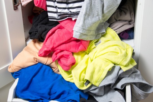 Training session for waste handling staff wearing PPE